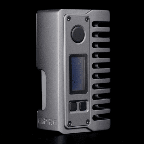 VaperzCloud EmpireSquonkMod BlackBackground GunMetal Front