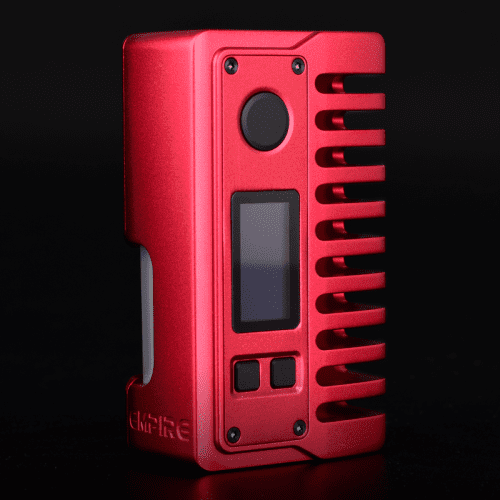 VaperzCloud EmpireSquonkMod BlackBackground RedSkeleton Front